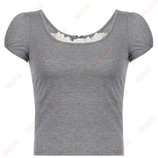 gray basic t shirts women